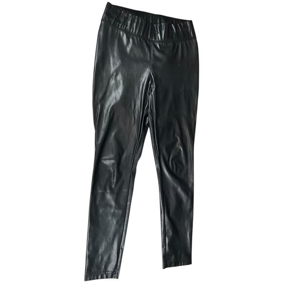 I.N.C International Concepts Women's High Rise Faux Leather Pants Size 8 Skinny - Picture 9 of 9